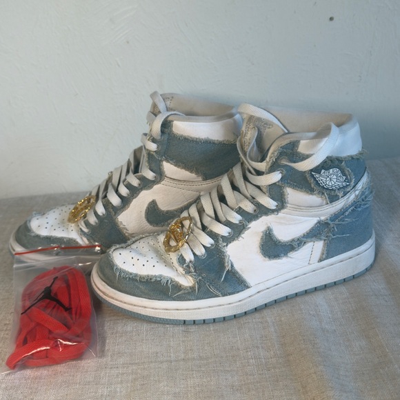 Air Jordan - Womens High OG Retro Denim US Women’s Size 6 - Picture 2 of 5